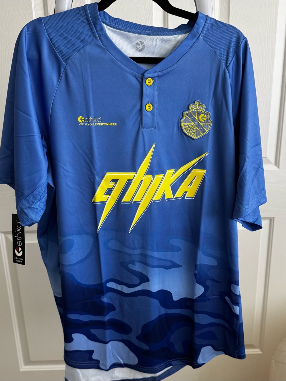 ethika Bolt Camo Soccer Jersey
